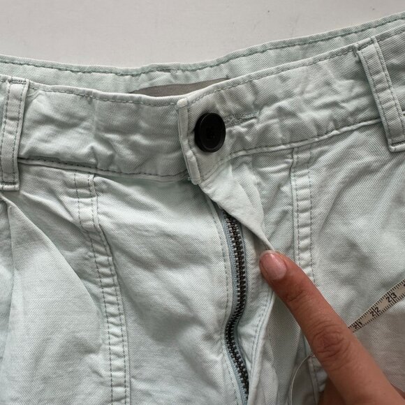 Everlane Womens Tourist Shorts Ice Green Organic Cotton High-Waisted Bermuda 0 - Picture 6 of 11